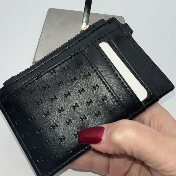 Halston Signature Faux Leather Card Wallet - Picture 6 of 7